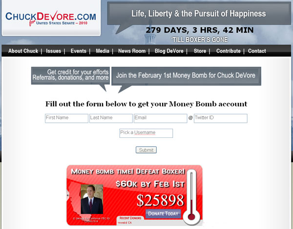 DeVore-Money-Bomb-Jan-26-20 CA-Sen: Chuck DeVores Money BOMB