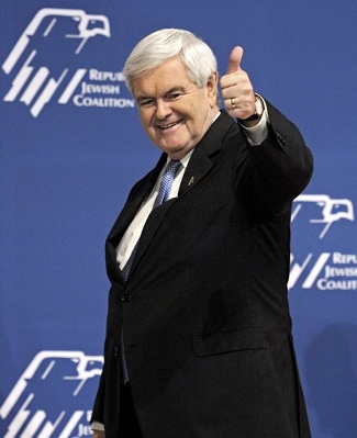 Newt gingrich Thumbs Up
