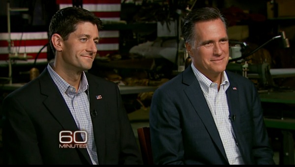 Romney Ryan 60 Minutes Video: The Romney and Ryan 60 Minutes Interview