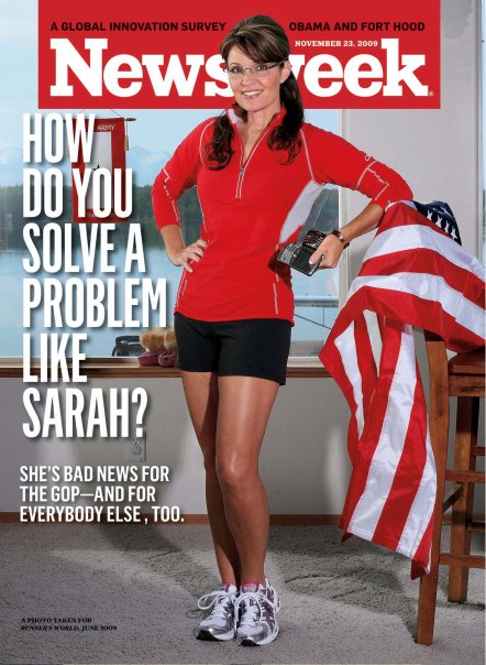 Sarah-Palin-on-Newsweek Sarah Palin: Newsweek Cover is SEXIST