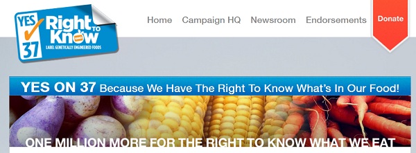 CA Prop 37 Right To Know California Proposition 37: I Have a Right to Know