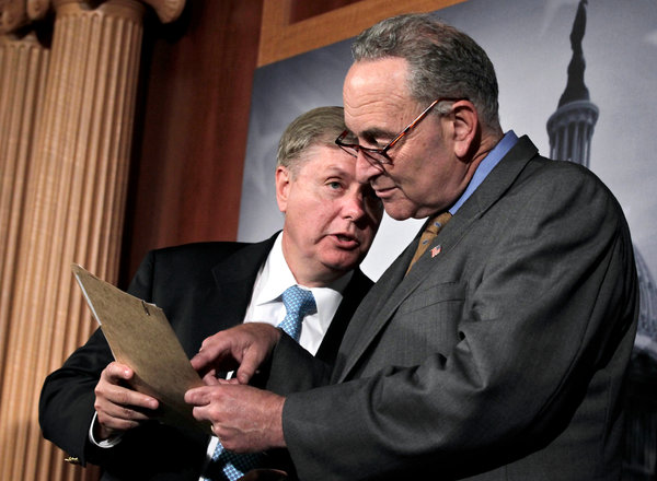 Senators Chuck Schumer and Lindsey Graham