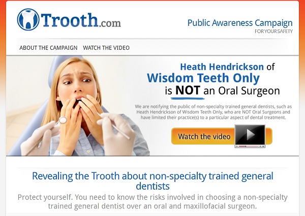 Trooth Website Wisdom Teeth Turf War Erupts in Utah